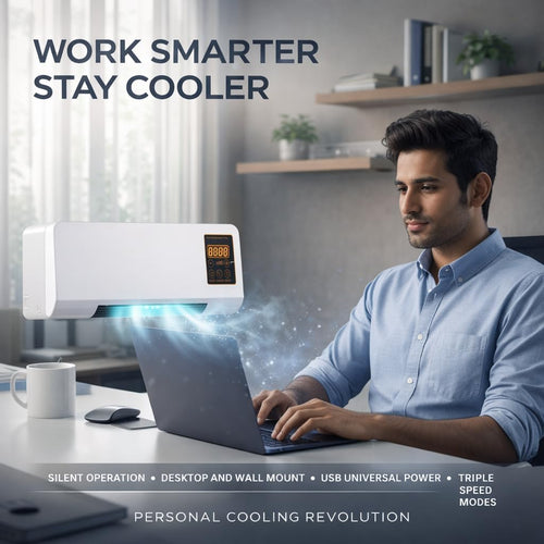 Mini Ac for Room Cooling Mini Ac Air Cooler Portable Air Conditioners for Home Office Artic Cooler 3 in 1 Conditioner Mini Air Cooler Mini Ac (D7)